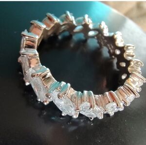 Cubic Zirconia 925 Sterling Silver Ring